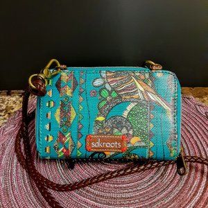 Sakroots Crossbody/Wallet, Owl Design